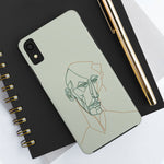 Load image into Gallery viewer, Boho Man Line Art Phone Case: A Mental Health Connection - Tough Phone Cases, Case-Mate | Line Art Phone Case | Line Art Case
