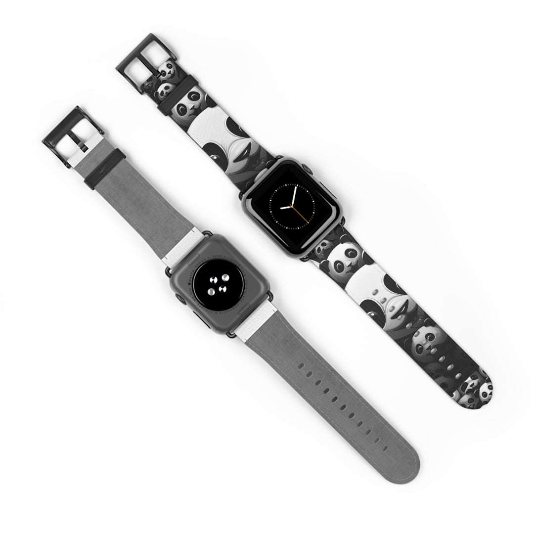 Black and White Panda Watch Band