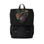 Load image into Gallery viewer, Floralpunk Heart - Unisex Casual Shoulder Backpack
