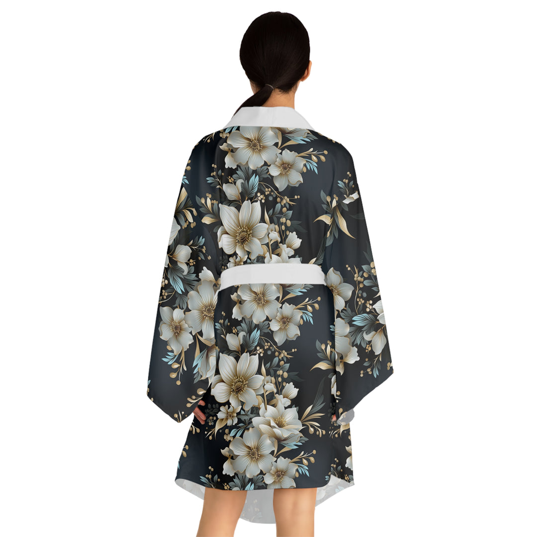 Long Sleeve Kimono Robe (AOP)