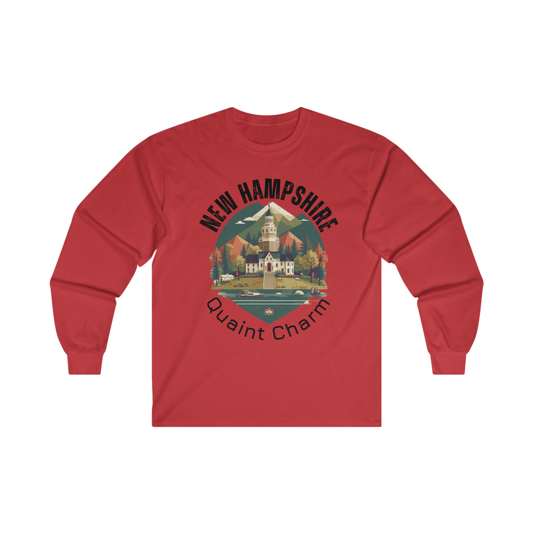 New Hampshire Quaint Charm Long Sleeve T-shirt