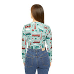 Load image into Gallery viewer, Women&#39;s Long Sleeve V-neck Shirt (AOP)
