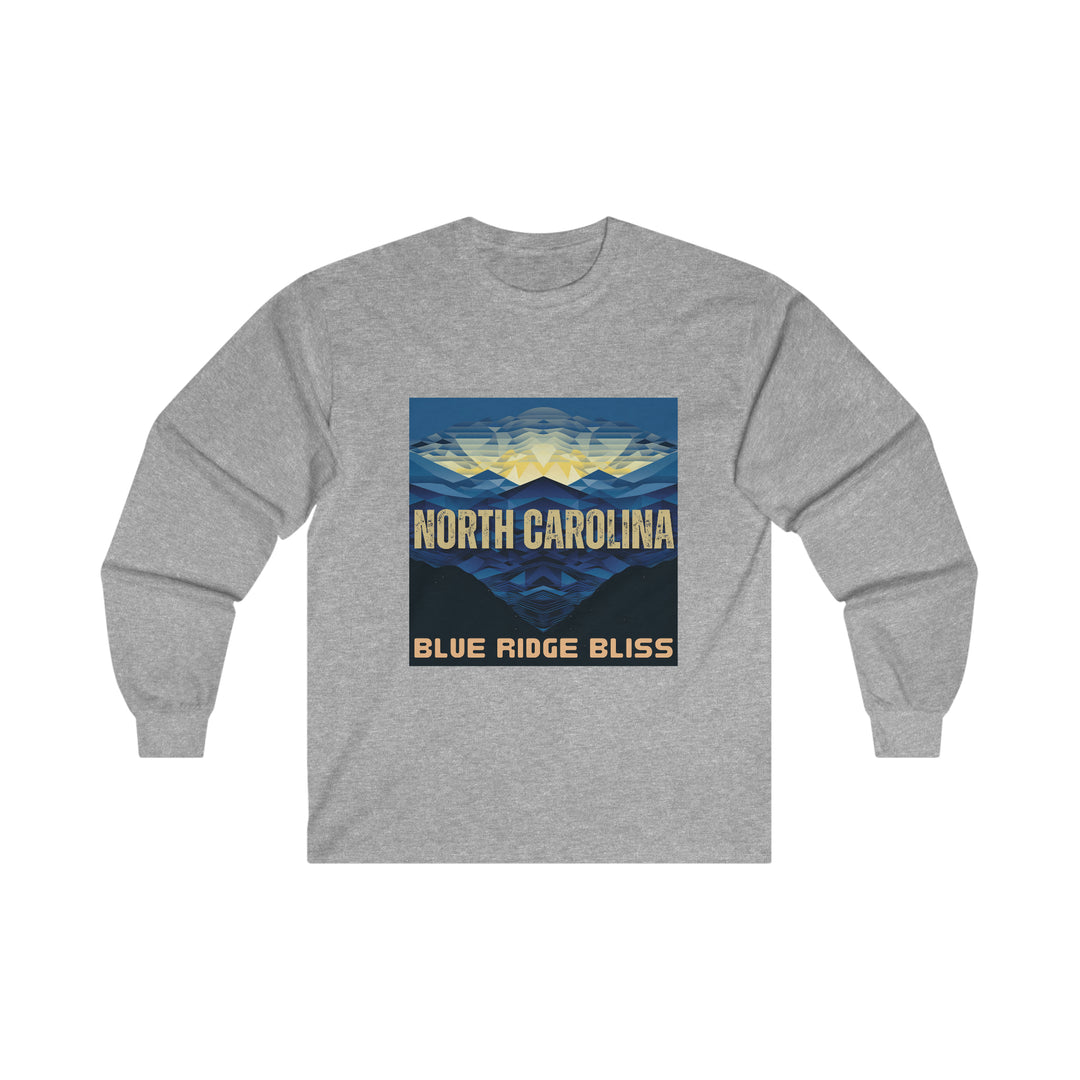 North Carolina - Blue Ridge Bliss Tee, North Carolina State Vibes, Moving to North Carolina, North Carolina Travel Gift, Football Long