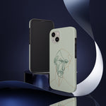 Load image into Gallery viewer, Boho Man Line Art Phone Case: A Mental Health Connection - Tough Phone Cases, Case-Mate | Line Art Phone Case | Line Art Case
