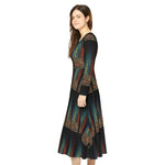 Load image into Gallery viewer, Women&#39;s Long Sleeve Dance Dress (AOP)
