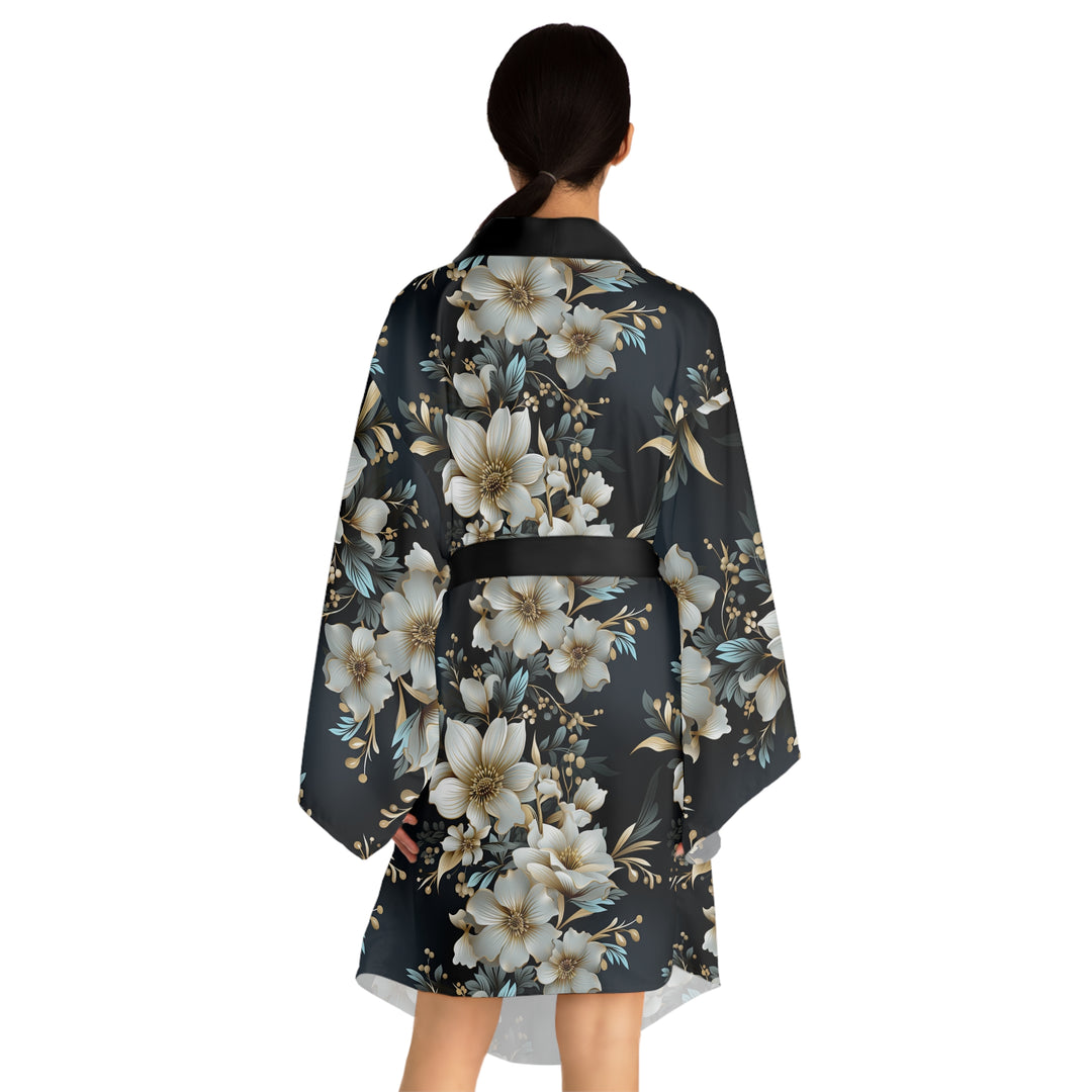 Long Sleeve Kimono Robe (AOP)