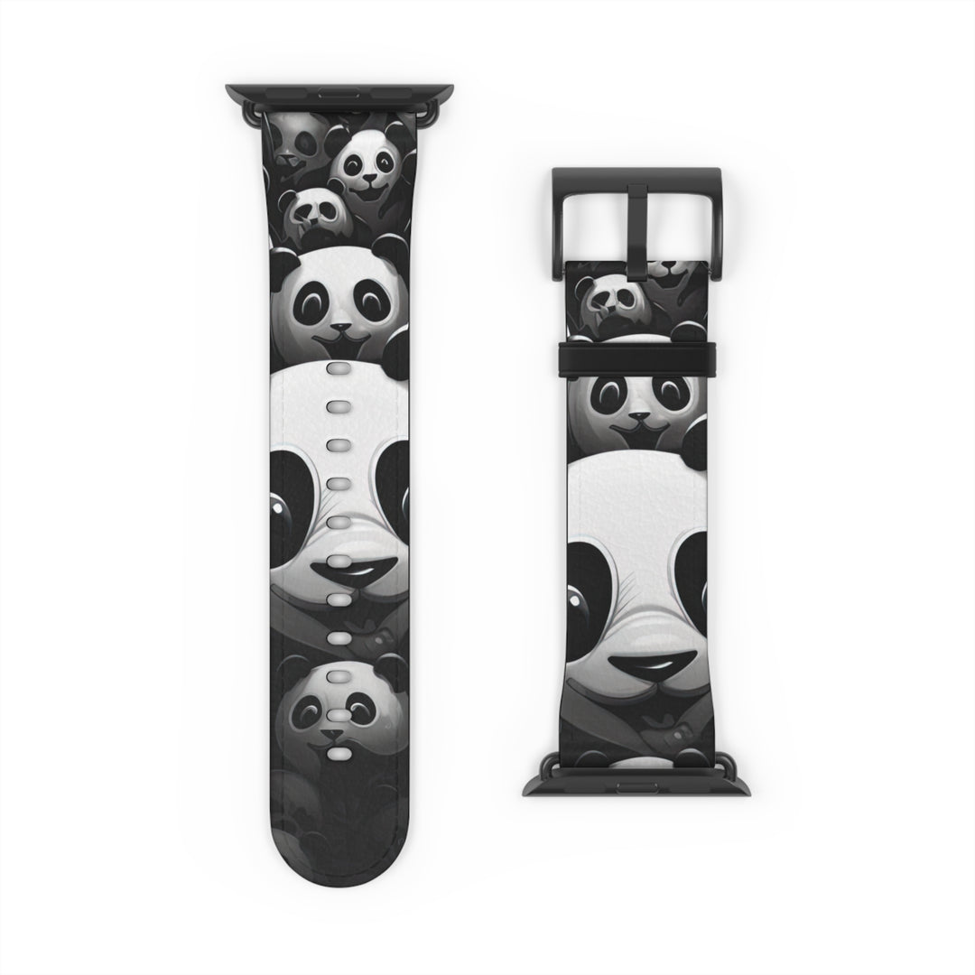 Black and White Panda Watch Band