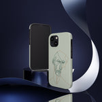 Load image into Gallery viewer, Boho Man Line Art Phone Case: A Mental Health Connection - Tough Phone Cases, Case-Mate | Line Art Phone Case | Line Art Case
