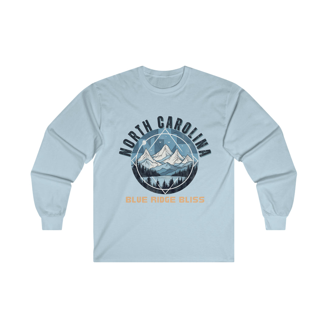 North Carolina - Blue Ridge Bliss Tee, North Carolina State Vibes, Moving to North Carolina, North Carolina Travel Gift, Football Long