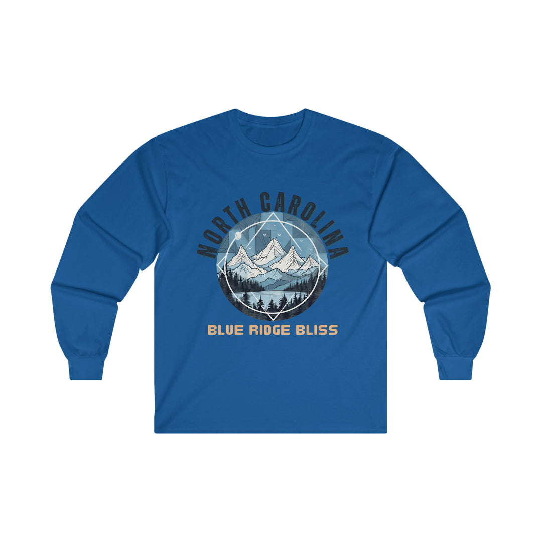 North Carolina - Blue Ridge Bliss Tee, North Carolina State Vibes, Moving to North Carolina, North Carolina Travel Gift, Football Long