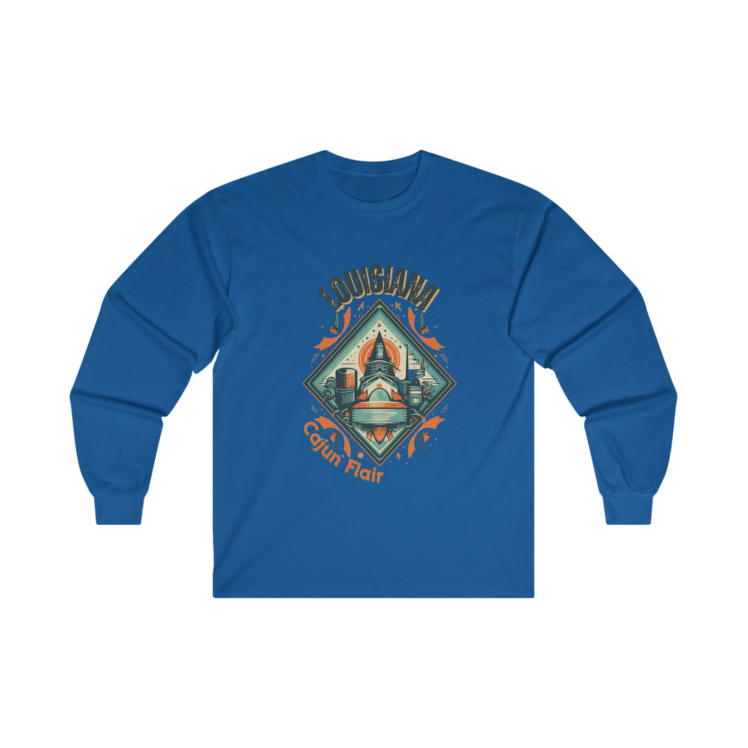 Louisiana Cajun Flair Long Sleeve T-shirt