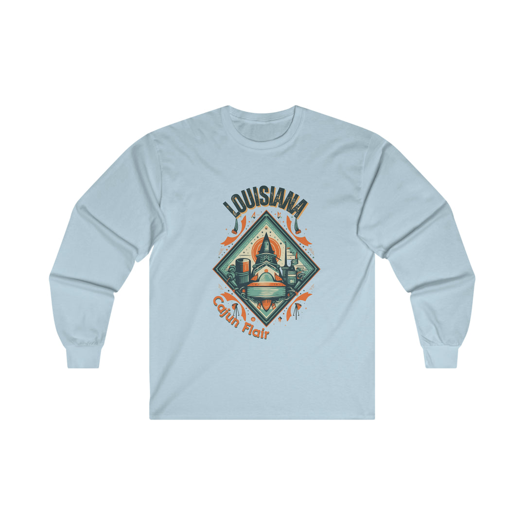 Louisiana Cajun Flair Long Sleeve T-shirt