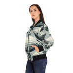 Load image into Gallery viewer, Classic Zepelin Bomber Jacket for Women
