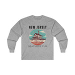 Load image into Gallery viewer, New Jersey Beachside Fun Long Sleeve T-shirt
