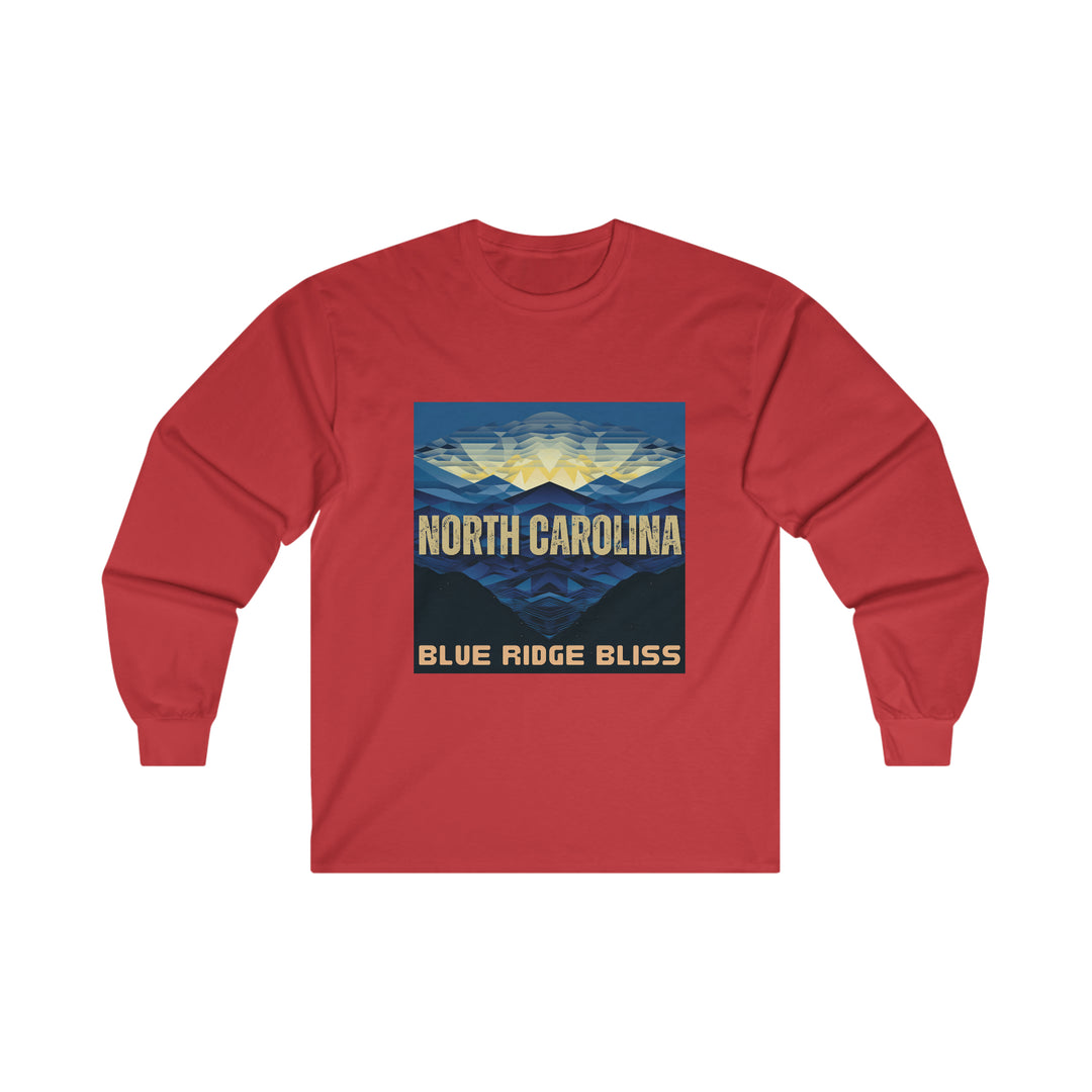 North Carolina - Blue Ridge Bliss Tee, North Carolina State Vibes, Moving to North Carolina, North Carolina Travel Gift, Football Long