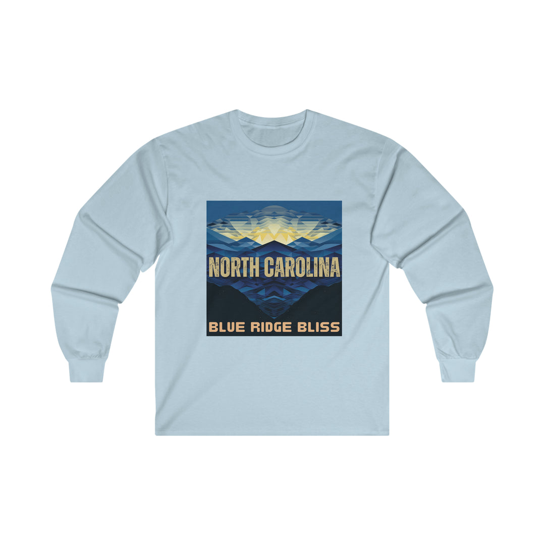 North Carolina - Blue Ridge Bliss Tee, North Carolina State Vibes, Moving to North Carolina, North Carolina Travel Gift, Football Long