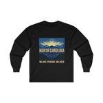 Load image into Gallery viewer, North Carolina - Blue Ridge Bliss Tee, North Carolina State Vibes, Moving to North Carolina, North Carolina Travel Gift, Football Long
