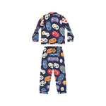 Load image into Gallery viewer, Cute Gamer Pattern Women&#39;s Satin Pajamas -
