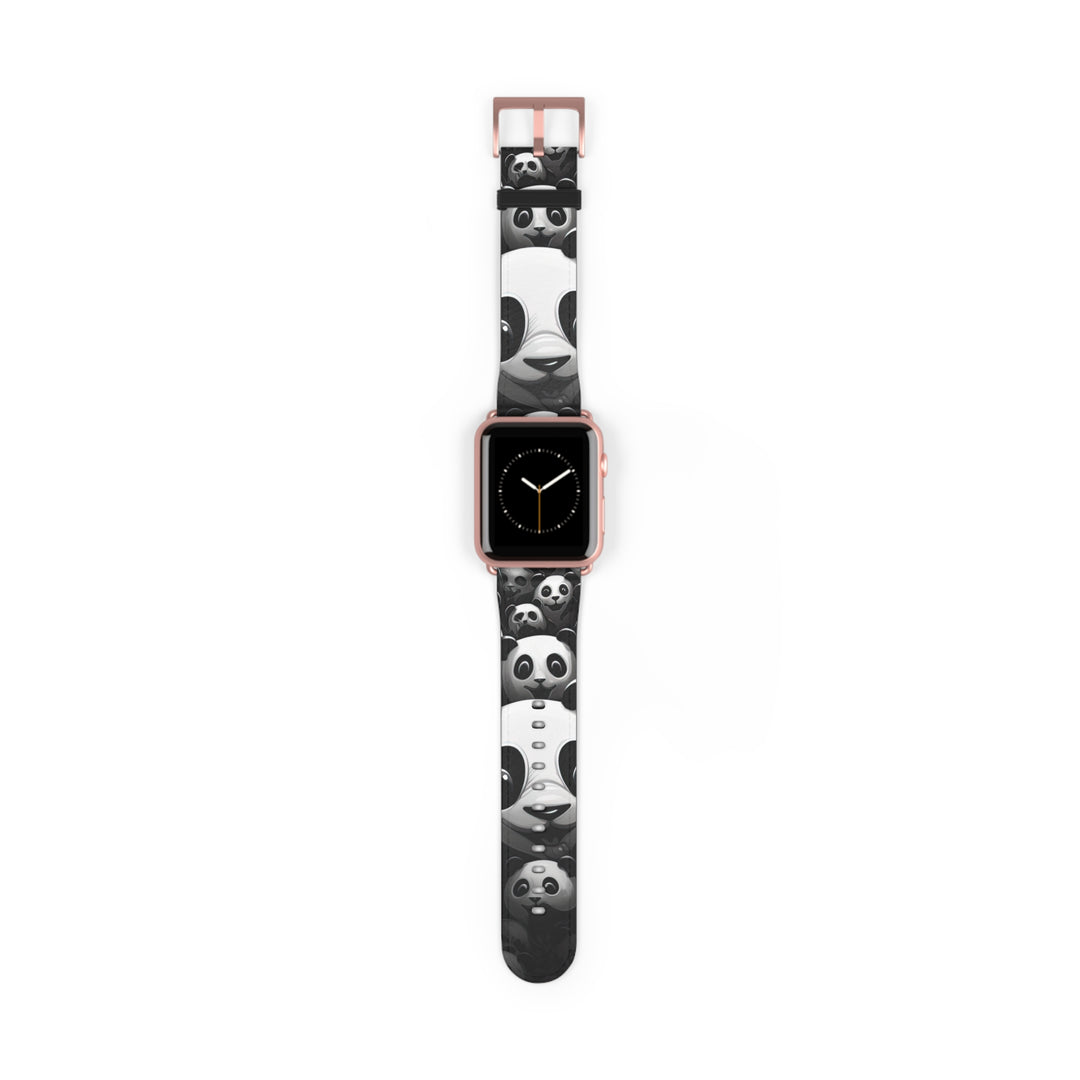 Black and White Panda Watch Band