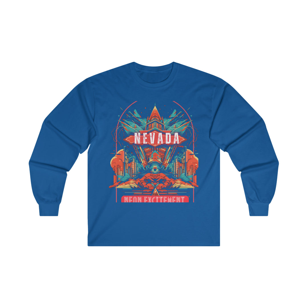 Nevada Neon Excitement Long Sleeve T-shirt