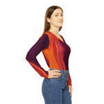 Load image into Gallery viewer, Women&#39;s Long Sleeve V-neck Shirt (AOP)
