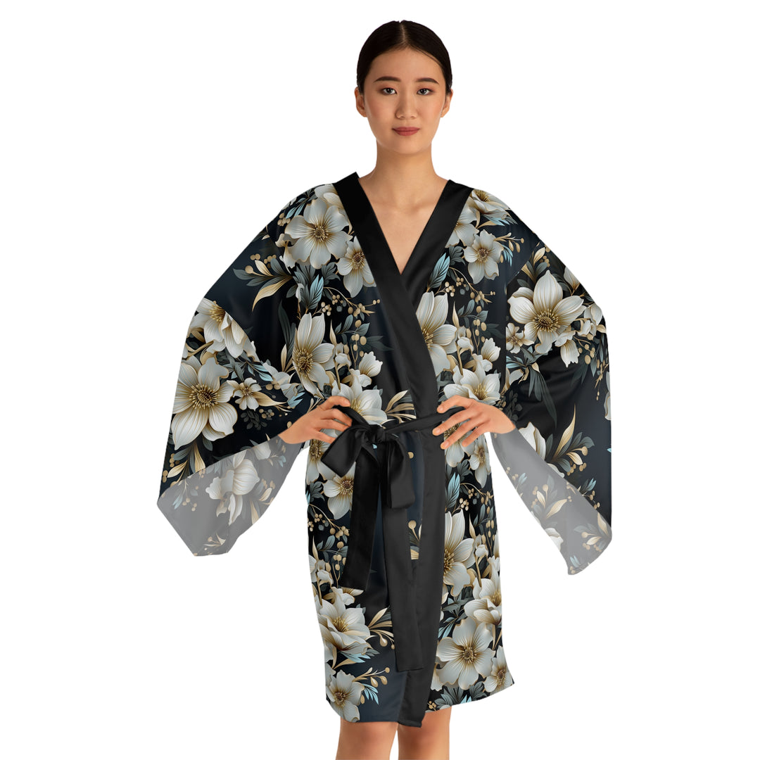 Long Sleeve Kimono Robe (AOP)