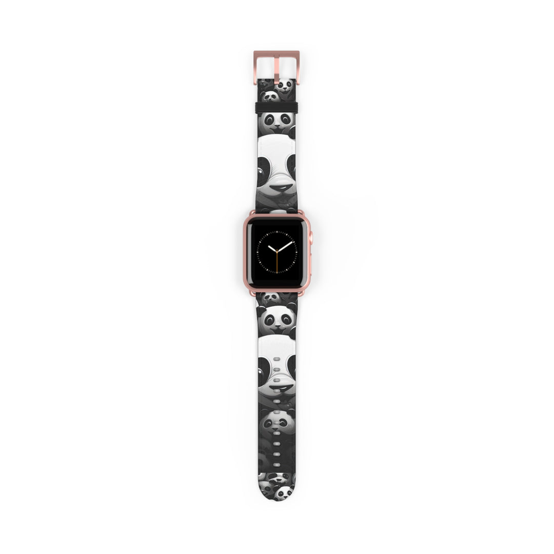 Black and White Panda Watch Band