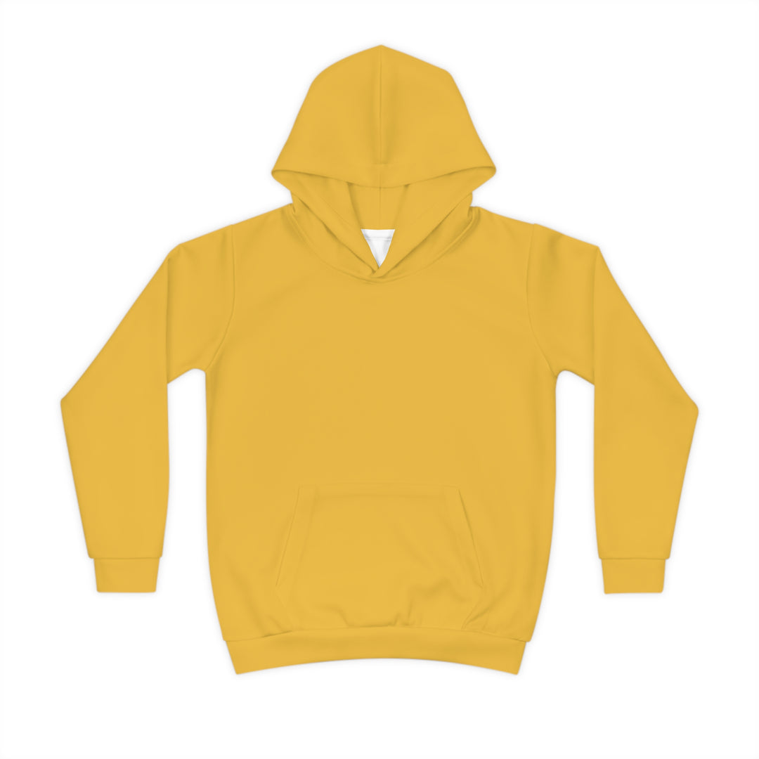 Bright Yellow Children's Hoodie - Fun and Cheerful Outerwear for Kids