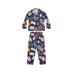 Load image into Gallery viewer, Cute Gamer Pattern Women&#39;s Satin Pajamas -
