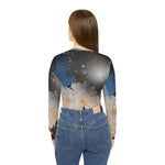 Load image into Gallery viewer, Women&#39;s Long Sleeve V-neck Shirt (AOP)
