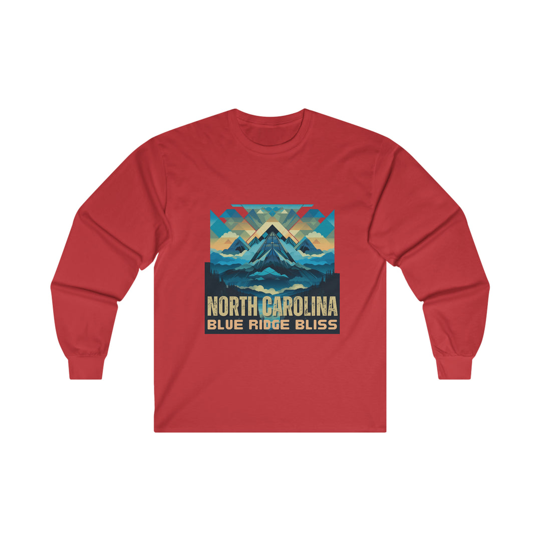 North Carolina - Blue Ridge Bliss Tee, North Carolina State Vibes, Moving to North Carolina, North Carolina Travel Gift, Football Long