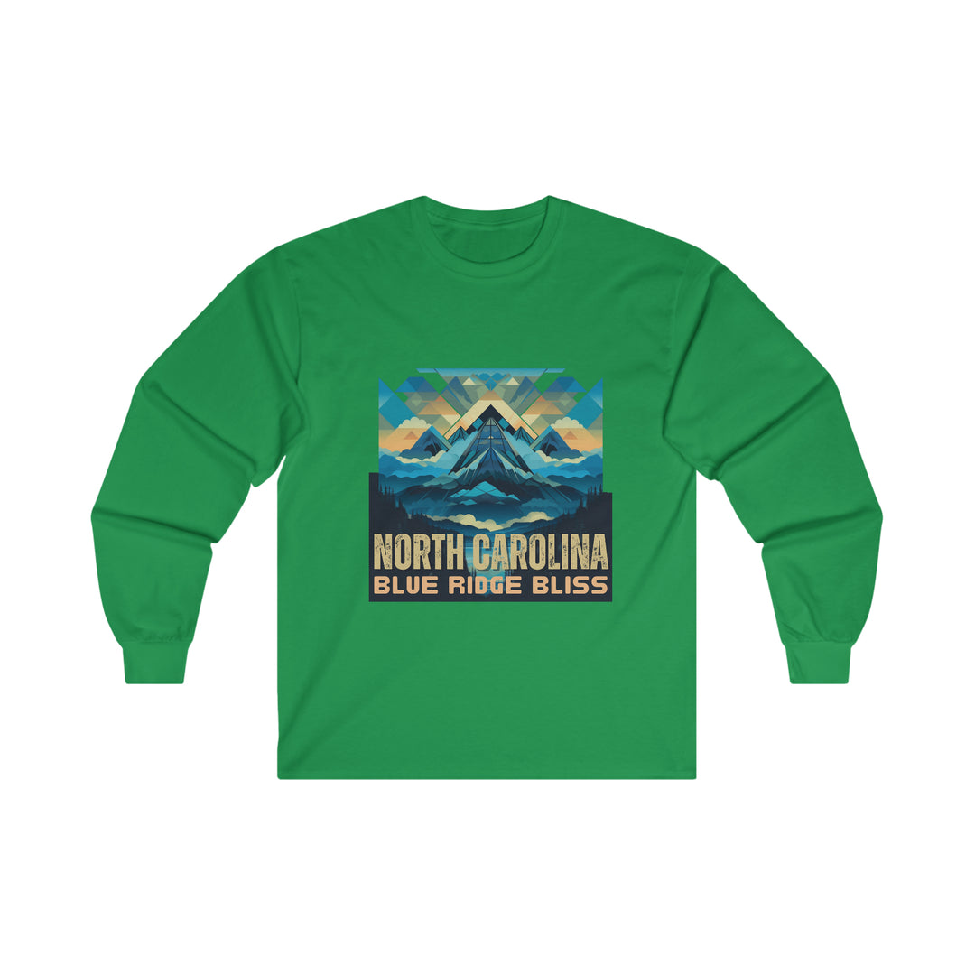 North Carolina - Blue Ridge Bliss Tee, North Carolina State Vibes, Moving to North Carolina, North Carolina Travel Gift, Football Long