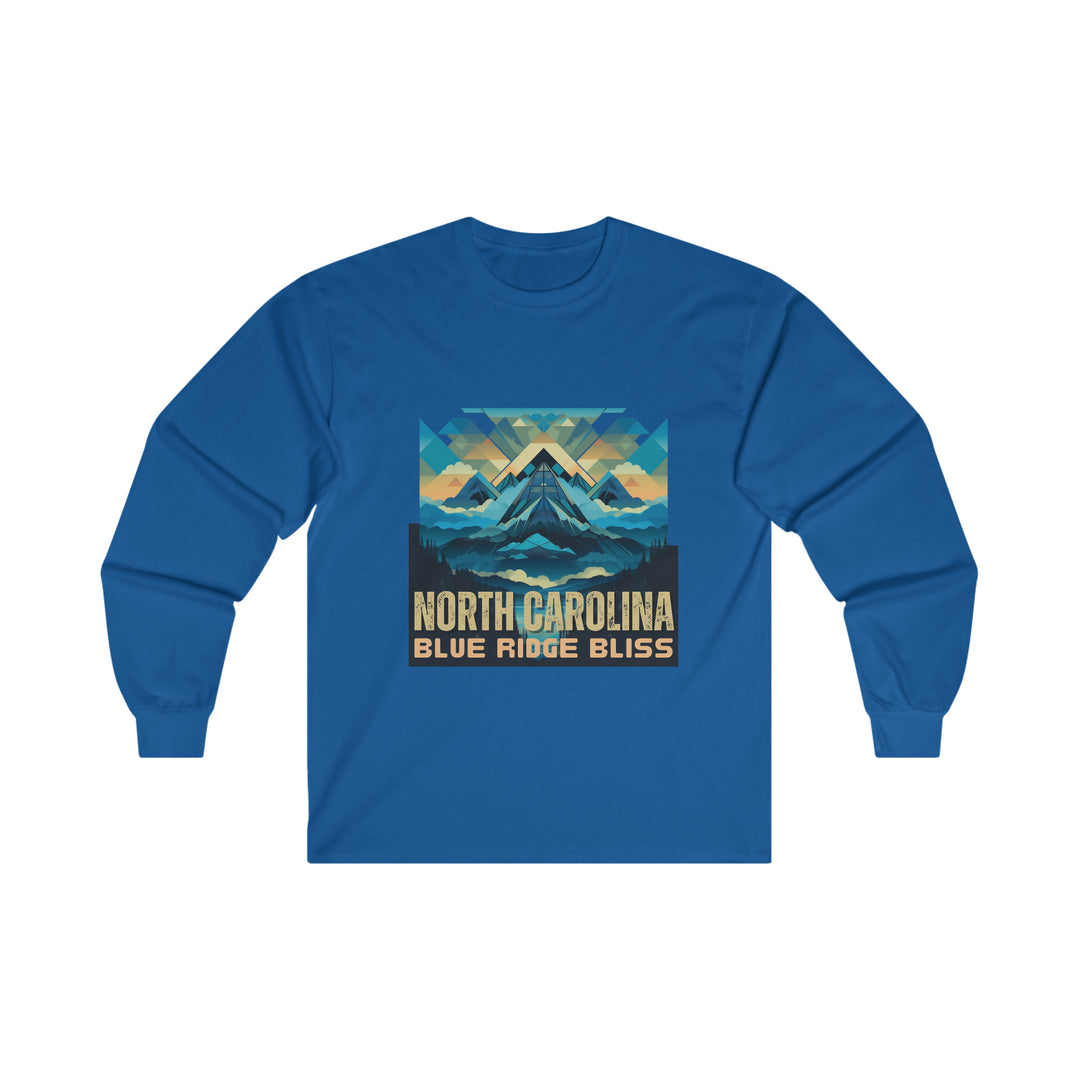 North Carolina - Blue Ridge Bliss Tee, North Carolina State Vibes, Moving to North Carolina, North Carolina Travel Gift, Football Long