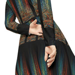 Load image into Gallery viewer, Women&#39;s Long Sleeve Dance Dress (AOP)
