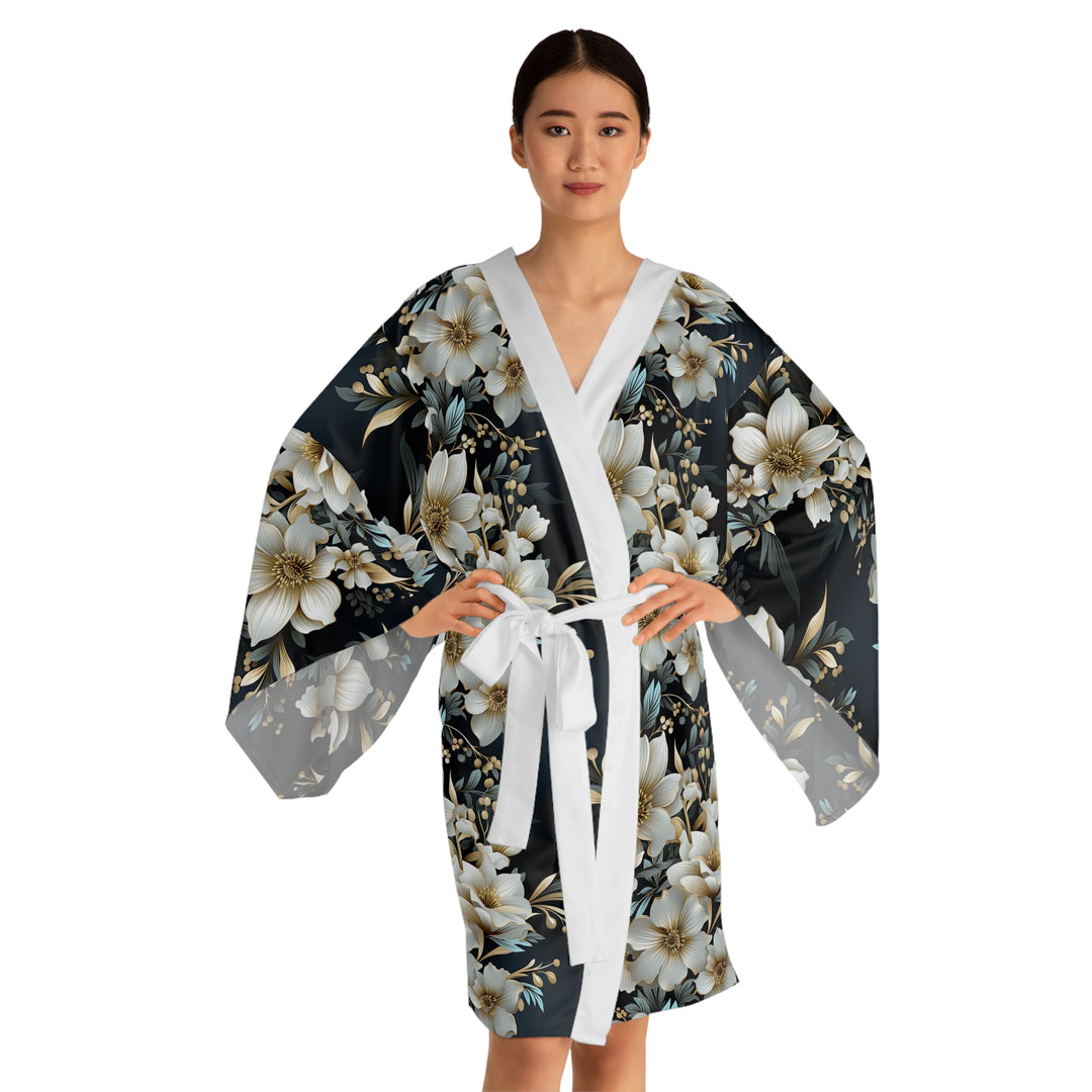 Long Sleeve Kimono Robe (AOP)