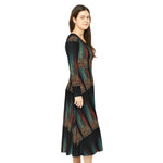 Load image into Gallery viewer, Women&#39;s Long Sleeve Dance Dress (AOP)
