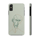 Load image into Gallery viewer, Boho Man Line Art Phone Case: A Mental Health Connection - Tough Phone Cases, Case-Mate | Line Art Phone Case | Line Art Case
