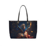 Load image into Gallery viewer, Majestic Dreams PU Leather Shoulder Bag - Red and Gold Fantasy
