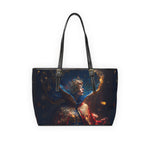 Load image into Gallery viewer, Majestic Dreams PU Leather Shoulder Bag - Red and Gold Fantasy
