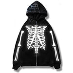 Load image into Gallery viewer, Men&#39;s Streetwear Skull Hoodies
