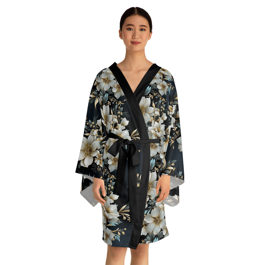 Long Sleeve Kimono Robe (AOP)