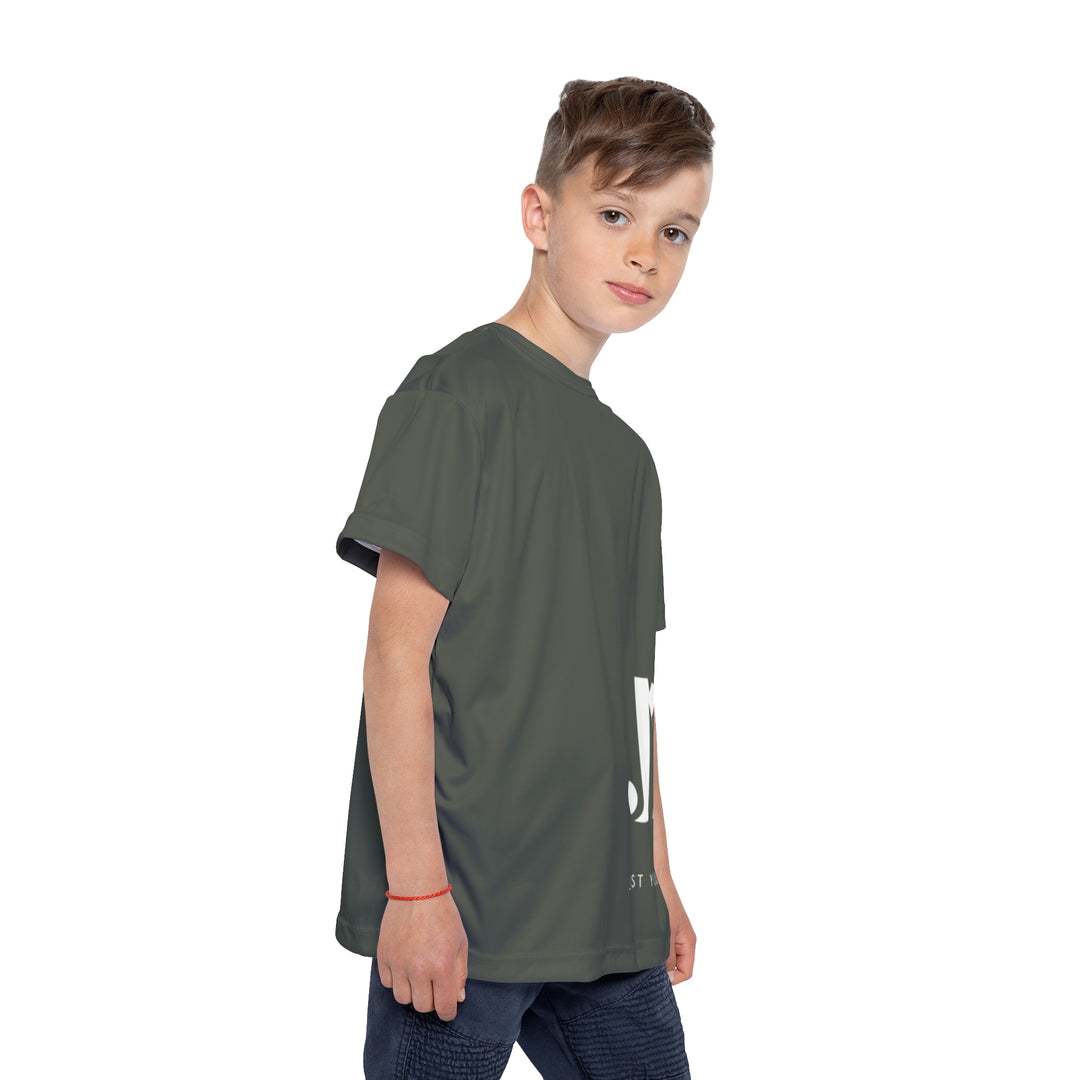 Kids Sports Jersey - Just Younger Athletic Tee for Active Play