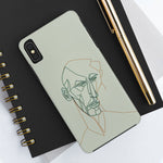 Load image into Gallery viewer, Boho Man Line Art Phone Case: A Mental Health Connection - Tough Phone Cases, Case-Mate | Line Art Phone Case | Line Art Case
