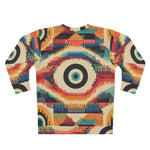 Load image into Gallery viewer, Ever-Seeing Eyes Patchwork Unisex Sweatshirt - Gift for Her, Gift for Him,
