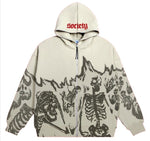 Load image into Gallery viewer, Men&#39;s Streetwear Skull Hoodies
