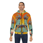 Load image into Gallery viewer, Y2K-inspired Gender Neutral Zip Hoodie with Biker and Hip-Hop Aesthetics
