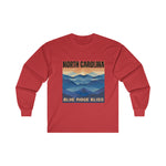 Load image into Gallery viewer, North Carolina - Blue Ridge Bliss Tee, North Carolina State Vibes, Moving to North Carolina, North Carolina Travel Gift, Football Long
