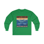 Load image into Gallery viewer, North Carolina - Blue Ridge Bliss Tee, North Carolina State Vibes, Moving to North Carolina, North Carolina Travel Gift, Football Long
