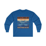 Load image into Gallery viewer, North Carolina - Blue Ridge Bliss Tee, North Carolina State Vibes, Moving to North Carolina, North Carolina Travel Gift, Football Long
