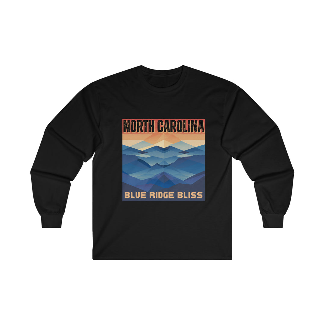 North Carolina - Blue Ridge Bliss Tee, North Carolina State Vibes, Moving to North Carolina, North Carolina Travel Gift, Football Long